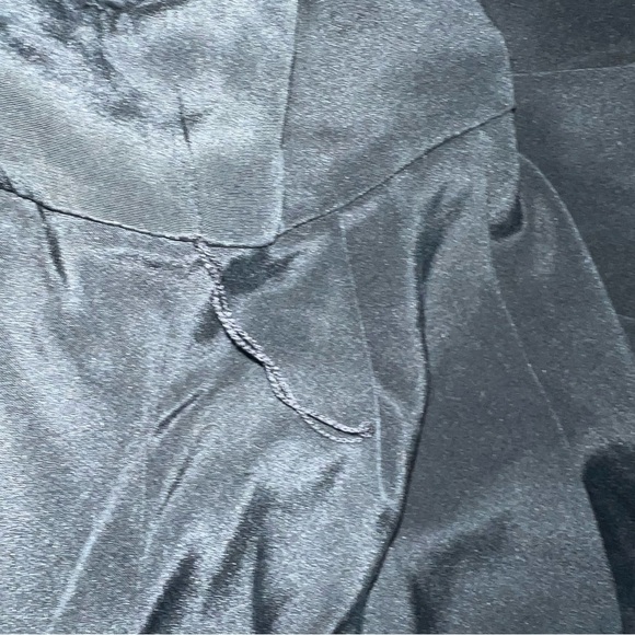 J. Crew Silk Sweetheart A-line 100% Silk Dress Womens Size 4 Black Empire Waist - Picture 10 of 10